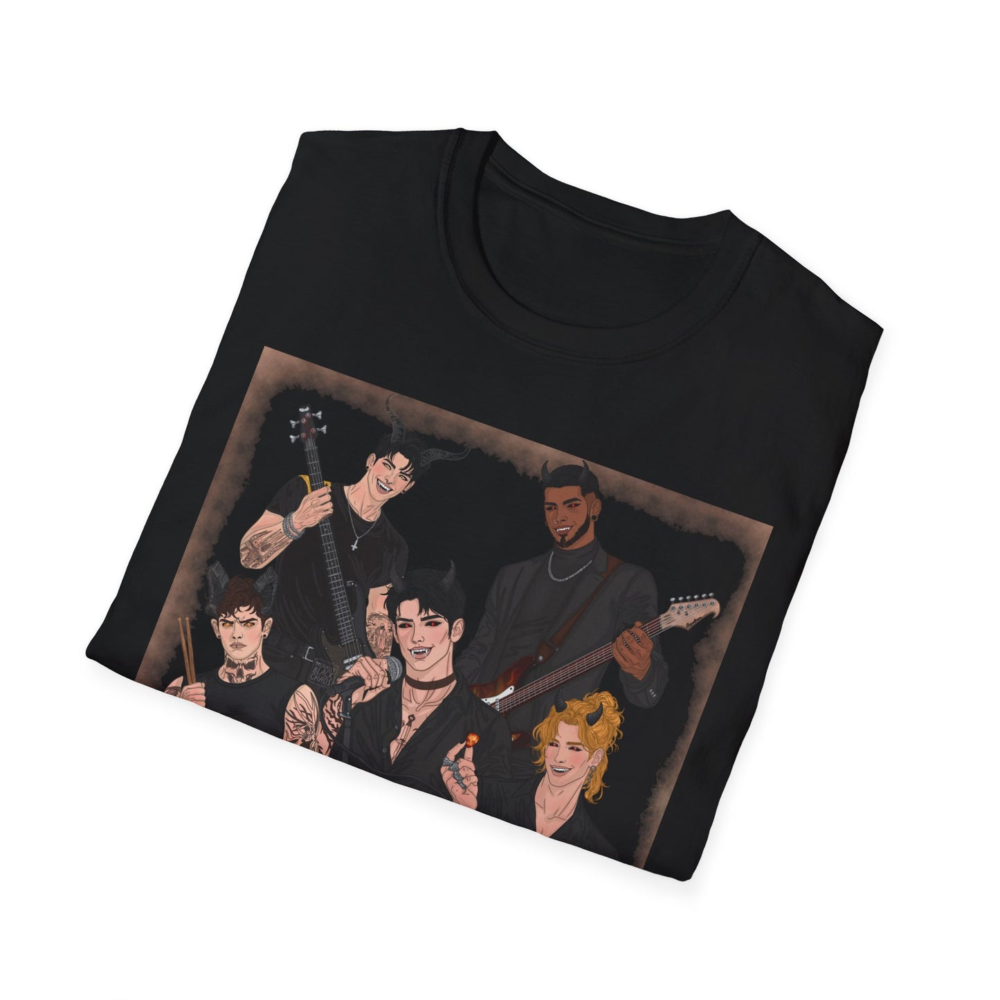 Character Art Band T-Shirt