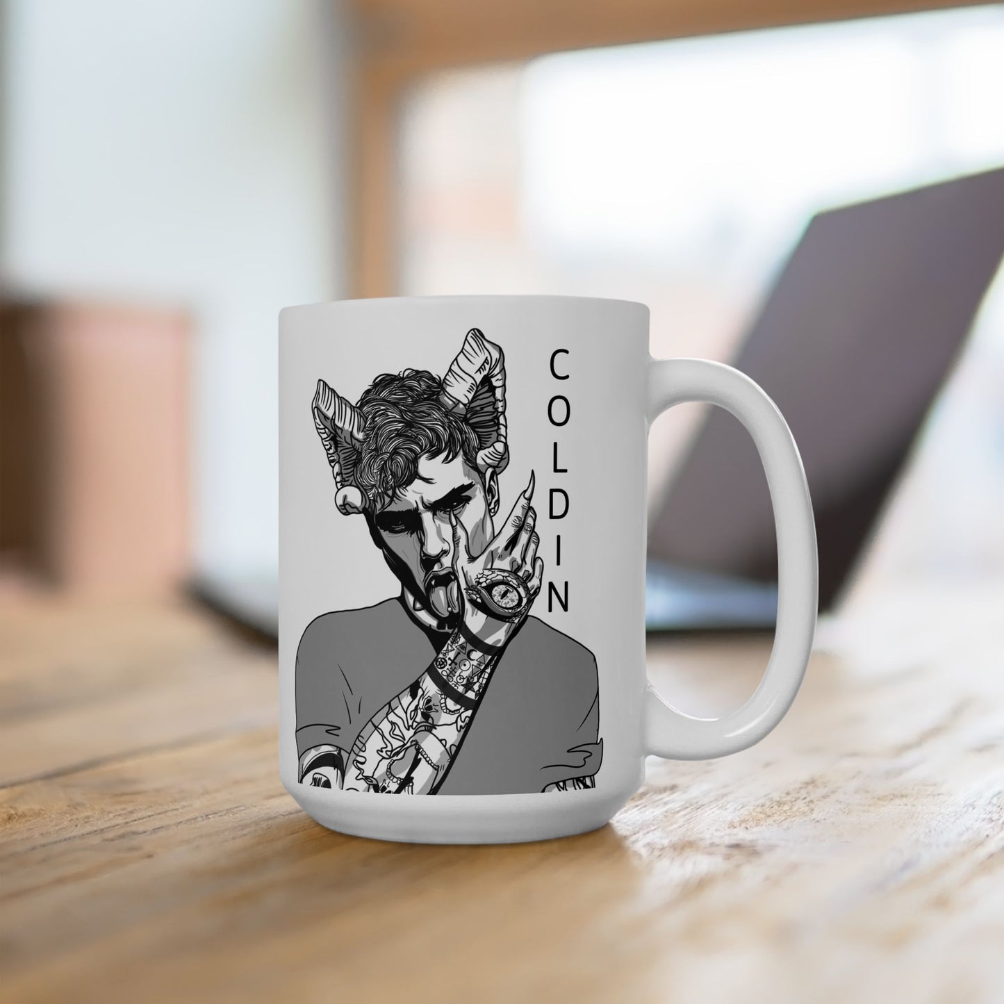 Merch (SDIB) - MISC - Coldin Ceramic Mug, (11oz, 15oz)