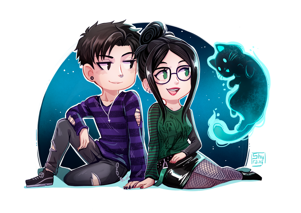 TDAHGhost Chibi Art Sticker Bundle
