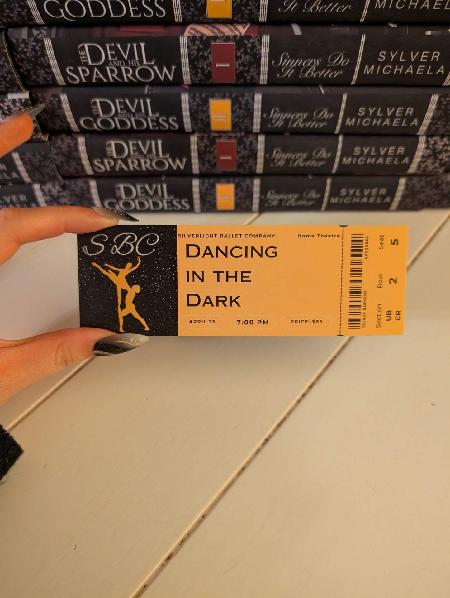 Merch (SDIB) - Bookmark - ballet ticket