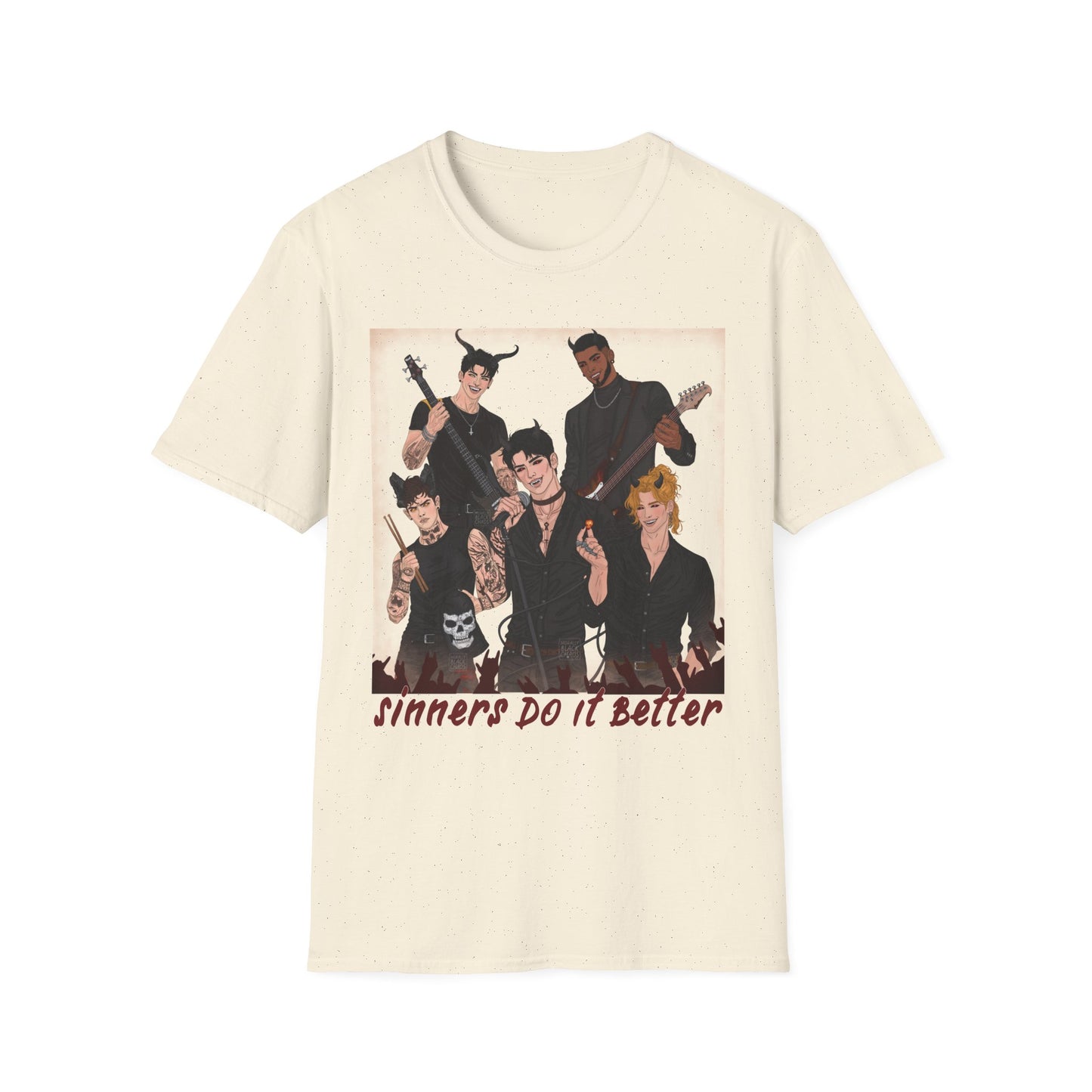 Character Art Band T-Shirt