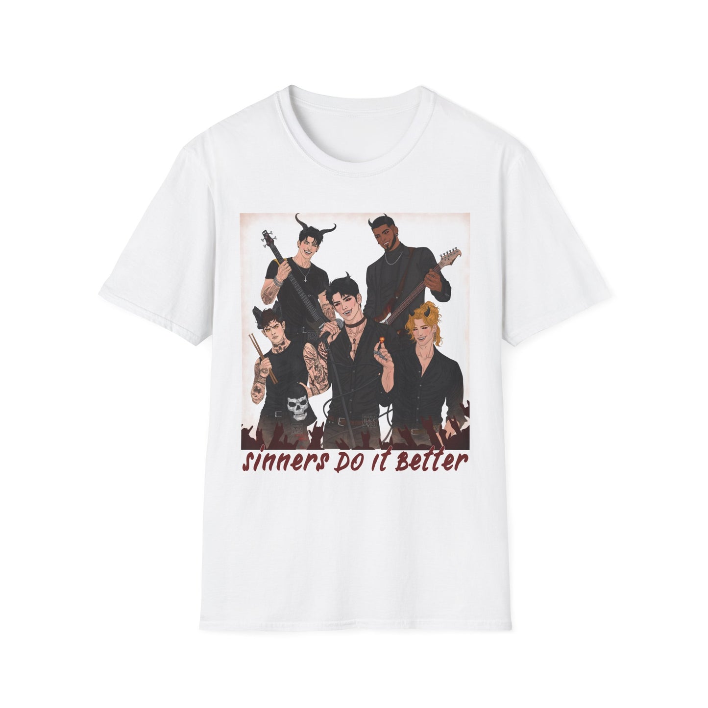 Character Art Band T-Shirt
