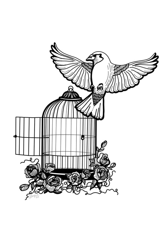 Merch (SDIB) - Sticker - Sparrow