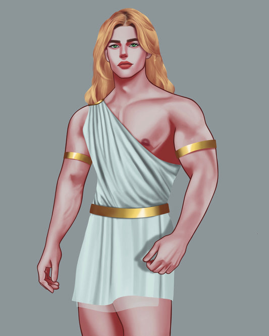 Merch (SDIB) - Art Print - Perseus Greek Outfit