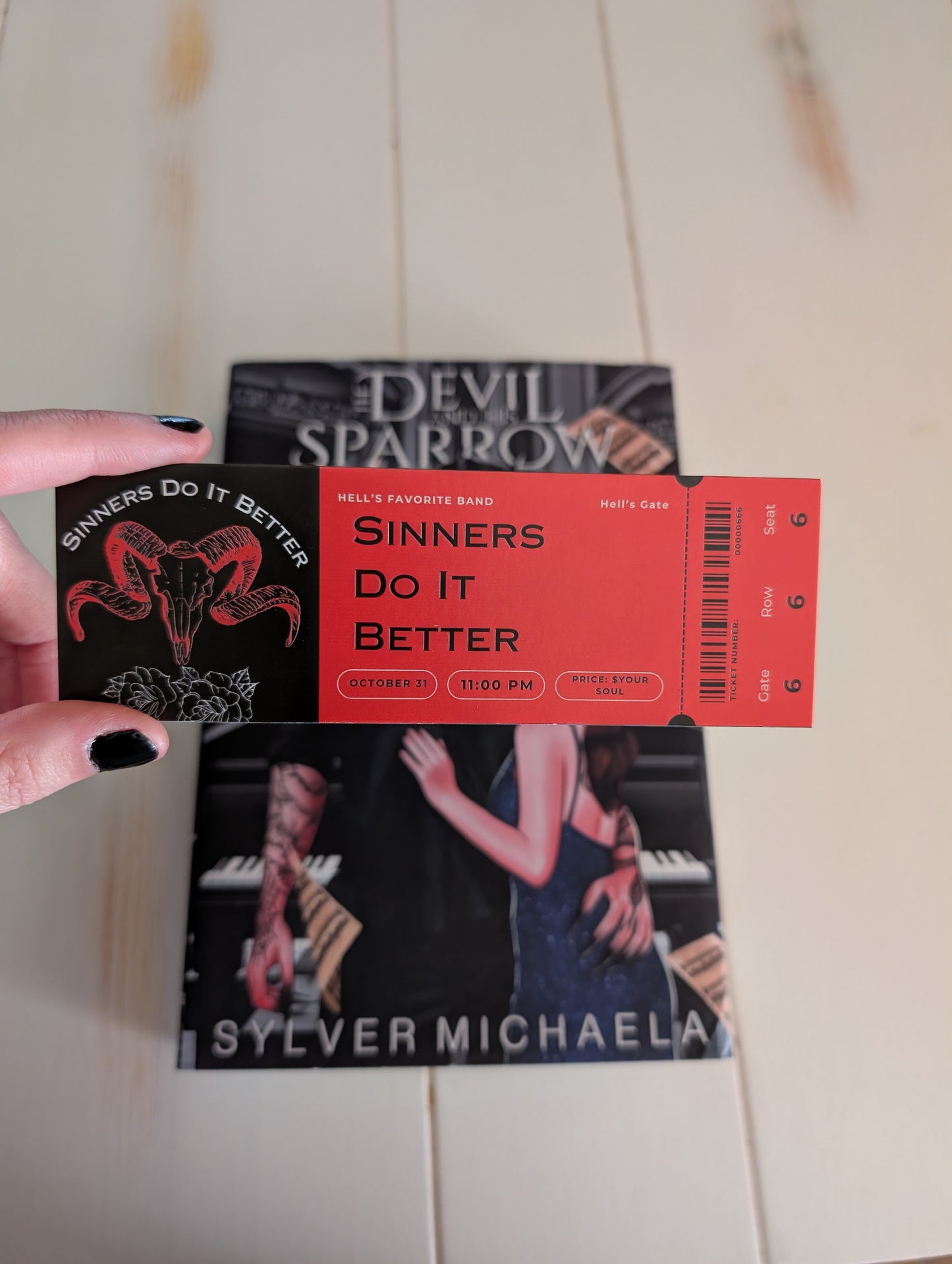 Merch (SDIB) - Bookmark - concert ticket
