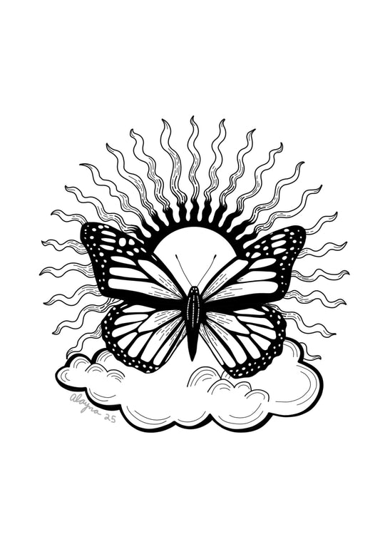 Merch (SDIB) - Sticker - Butterfly